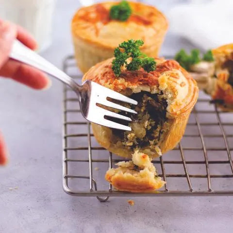 Mushroom Cheddar Knish Pie  - includes 12