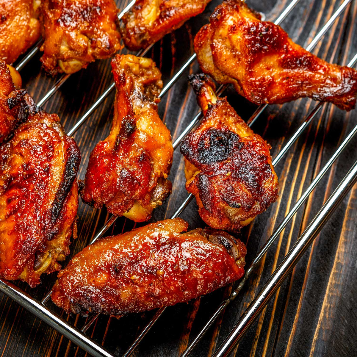 Slow Smoked BBQ Chicken Wings – Naked, Lemon Pepper or Garlic Parmesan