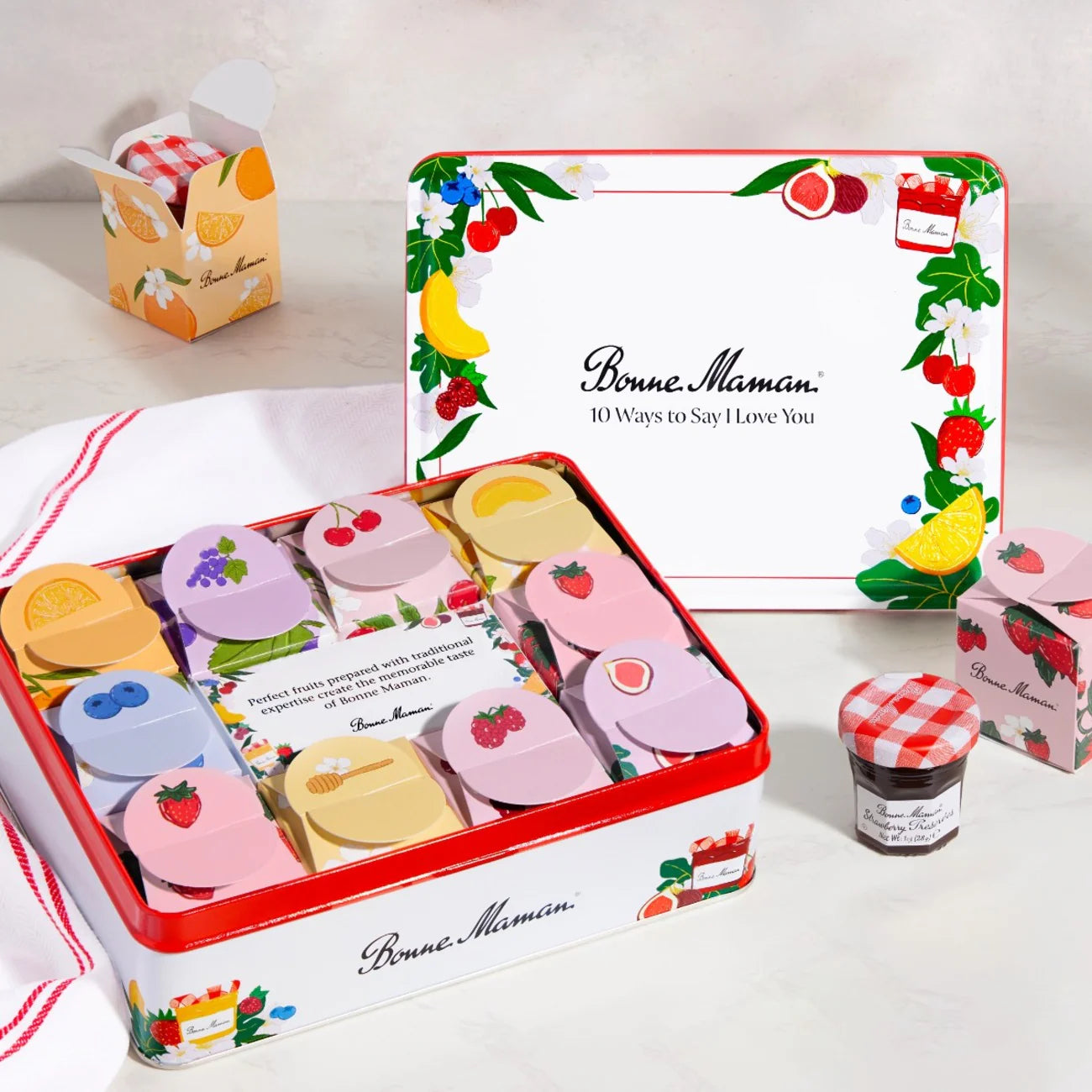 Bonne Maman "Ten Ways to Say I Love You" Gift Tin
