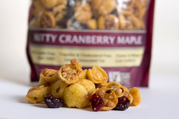 Cranberry Almond Maple flavor Granola Gluten Free - Sleeve of 12 Snack Packs
