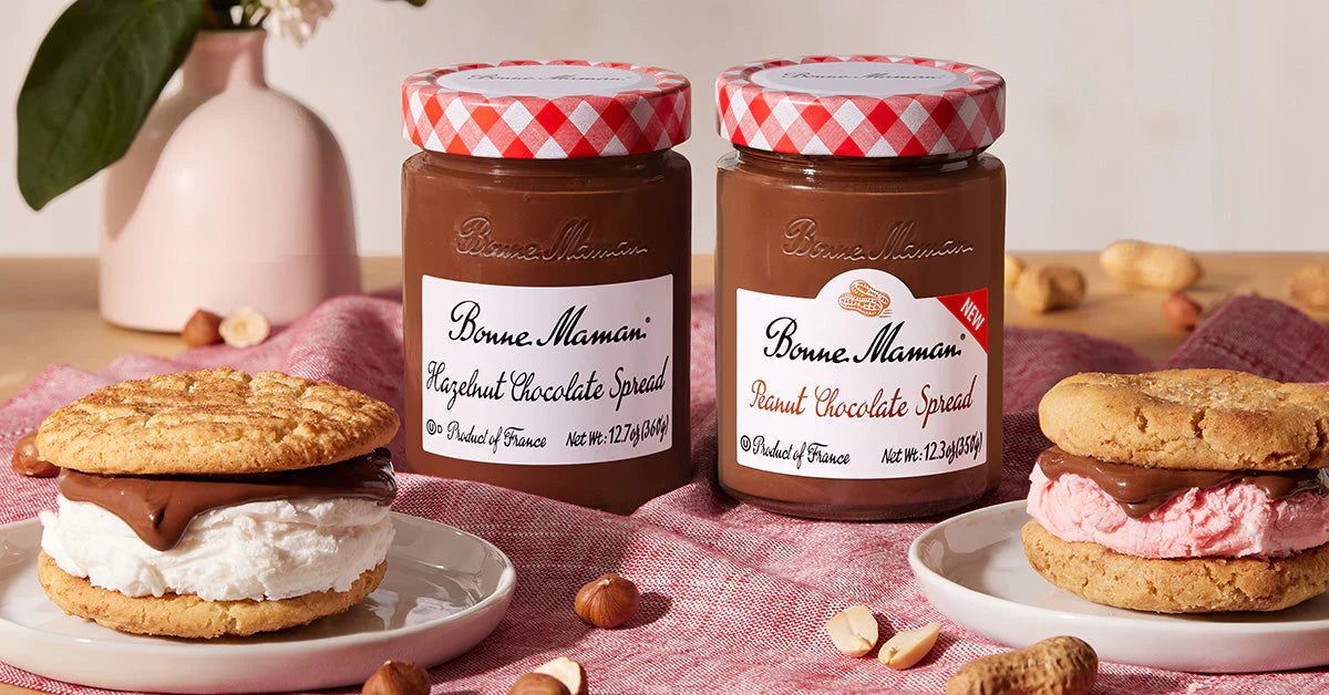 Bonne Maman Peanut Chocolate Spread, 12.7 oz - Pack of 2