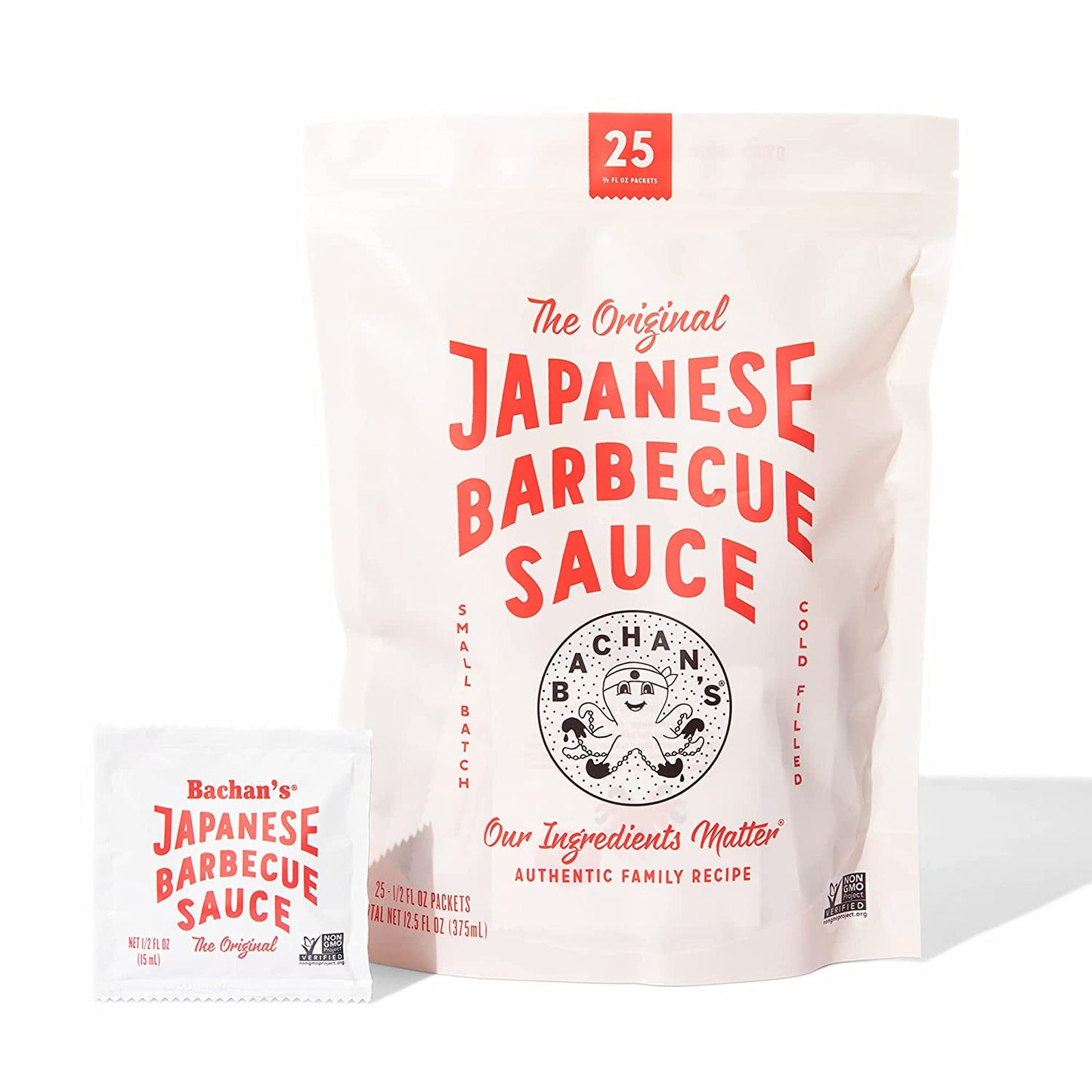 Bachan's - The Original Japanese Barbecue Sauce - 1/2 oz Portable Packets - includes 25
