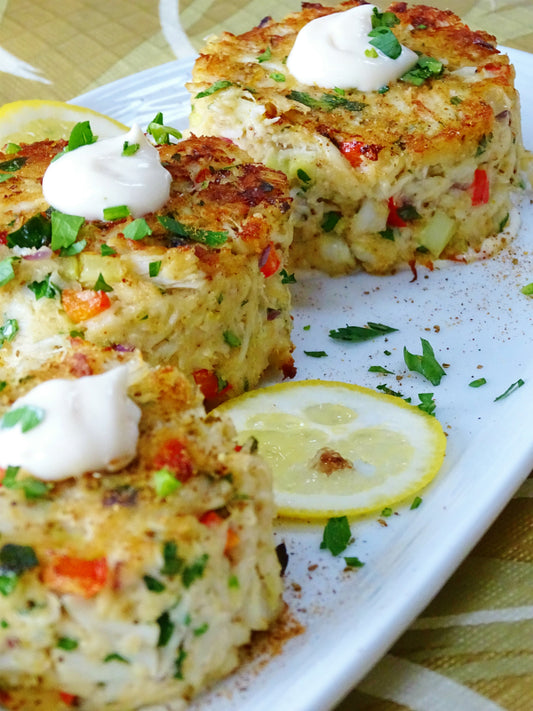 Baked Jumbo Maryland Crabcakes - 4 of 8 oz. each