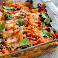 Vegetable Enchilada Bake Casserole