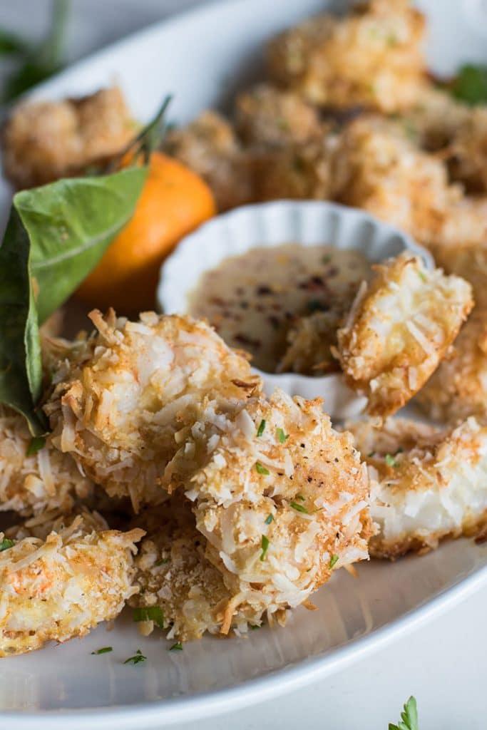 Butter Pecan Coconut Shrimp - 25 pieces per tray
