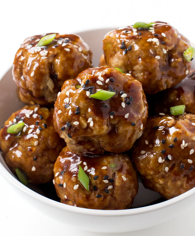 ASIAN TURKEY MEATBALLS - 1 Dozen