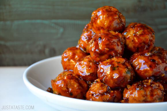 Baked Orange Chicken Meatballs
