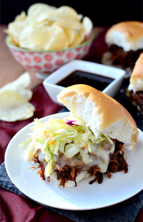 Balsamic Vinegar and Honey Pulled-Pork Sliders