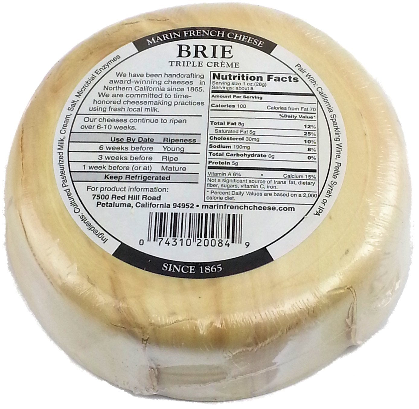 Marin French Triple Creme Brie - 8 oz - 3 pack