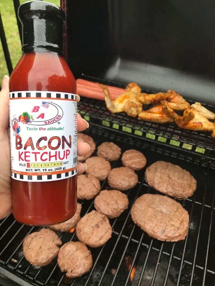 Bacon Ketchup with Real Bacon - 2 Pack