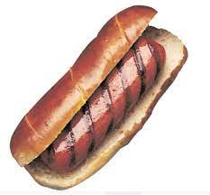 Bavarian Pretzel Sliced Hot Dog Roll -  3.2 oz - 6 " Long  - 50/Case