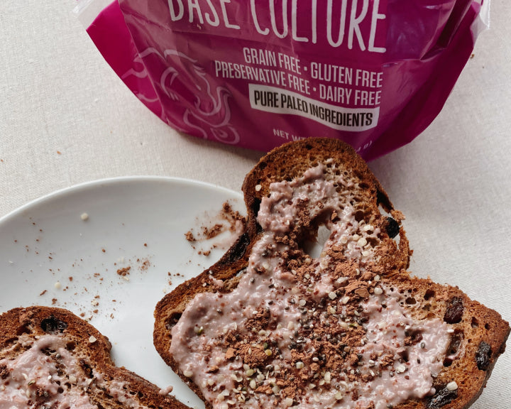 Gluten Free Cinnamon Raisin Paleo Keto Bread - 2 Pack - Base Culture
