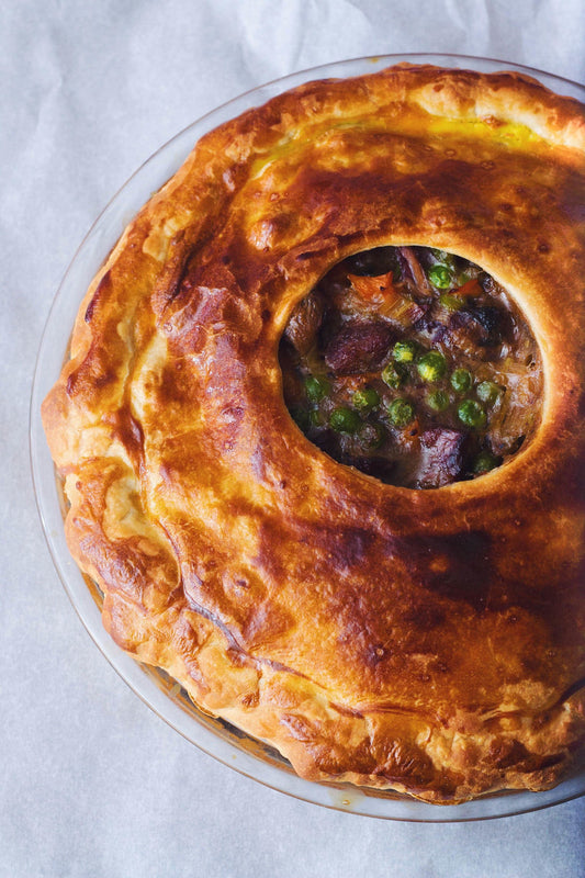 Beef Bourguignon Pot Pie - Serves 6 - 8
