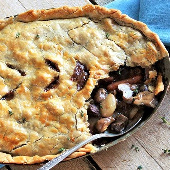 Beef Burgundy Pot Pie - Serves 8 - 10