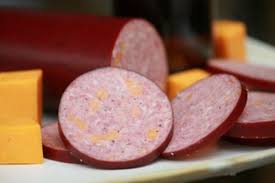 Beer & Cheese Summer Sausage - Real Hardwood Smoked