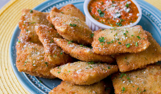 Breaded Cheese Ravioli - 5 lb - 2/Case