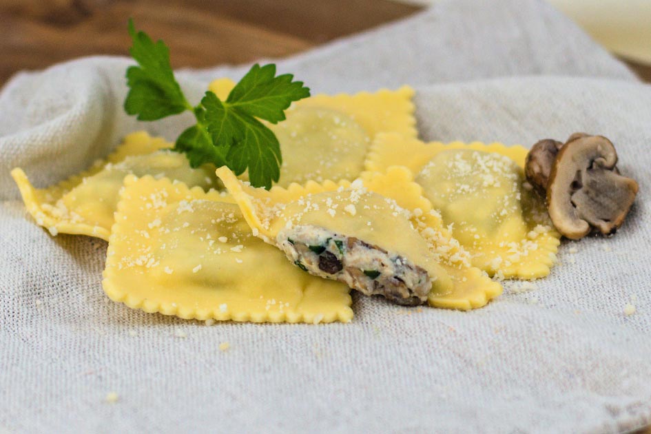 Portobello Mushroom Ravioli - 5 lb - 2/Case