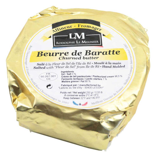 Beurre de Baratte Salted Butter from France by Rodolphe Le Meunier