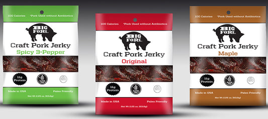 Craft Pork Jerky Sample Pack - 1 pack of each flavor