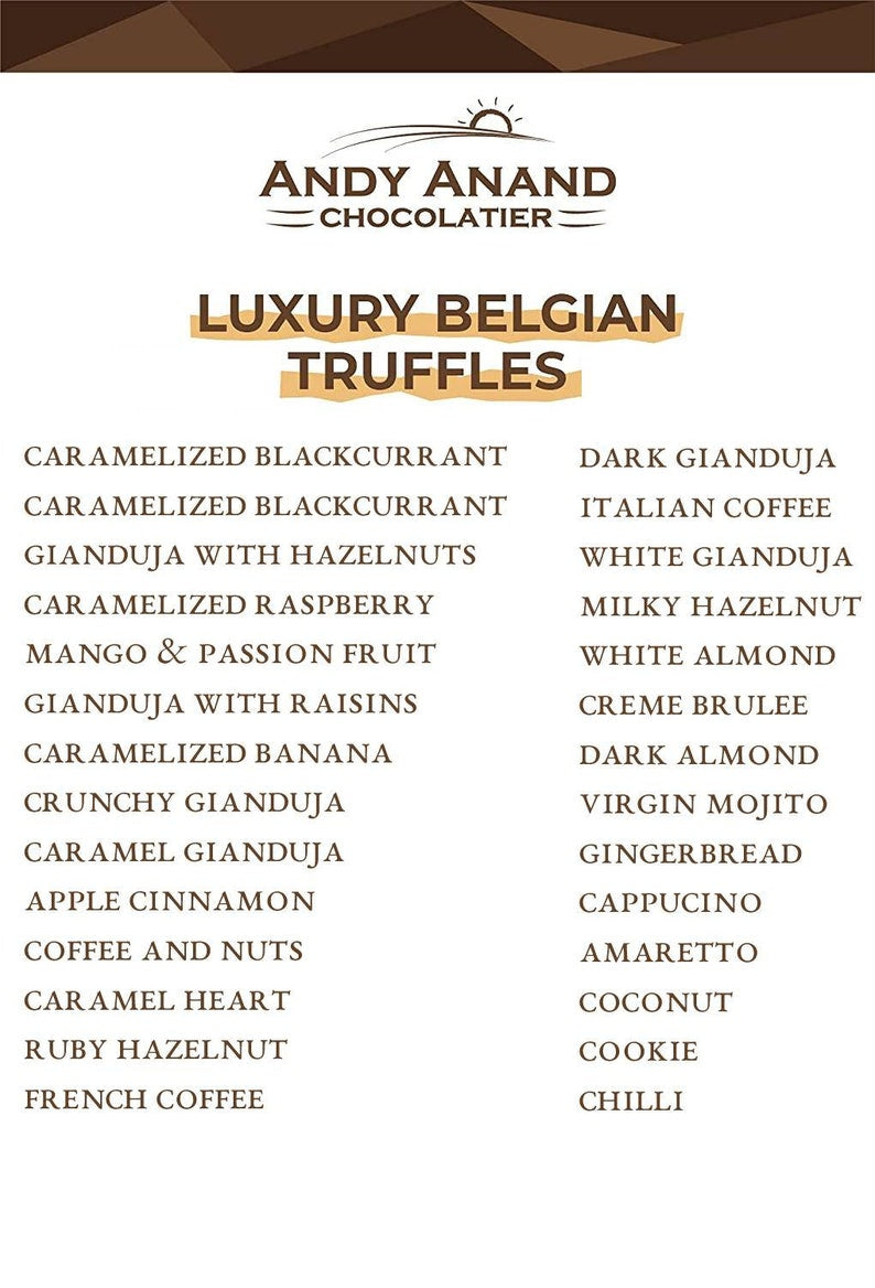 Belgian Luxury Bonbon Truffles - 30 Pieces
