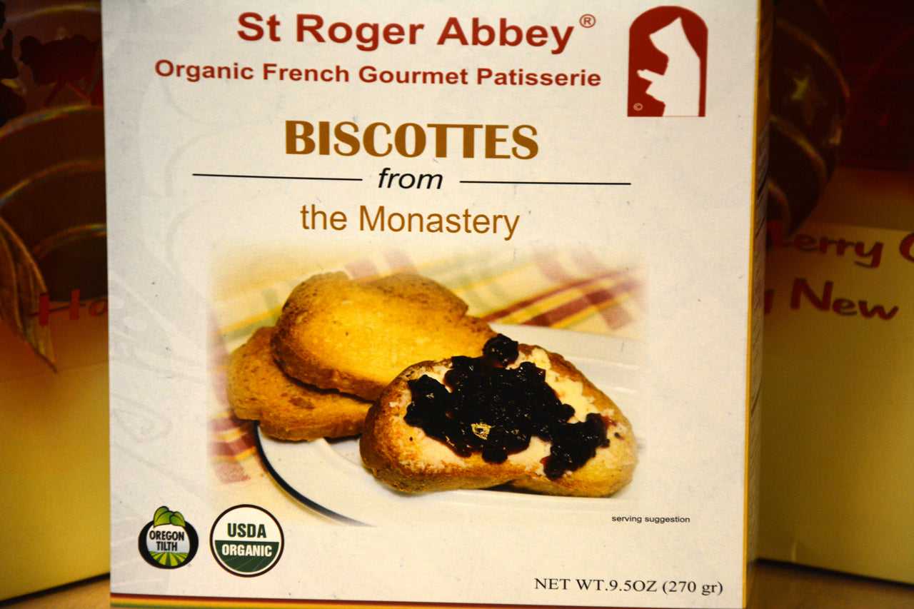 ORGANIC BISCOTTES FROM THE MONASTERY