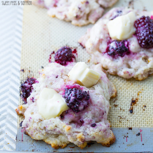 BLACKBERRY & BRIE SCONES - 1 Dozen