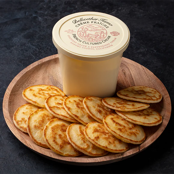 French Mini Blinis, Cocktail-Sized Mini Pancakes