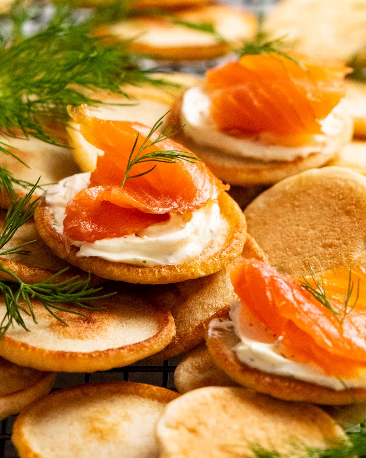 French Mini Blinis, Cocktail-Sized Mini Pancakes