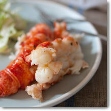 Boston Lobster Company 10 lb. Case of 8-10 oz. Lobster Tails