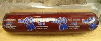 Jim's Blue Ribbon Beef Summer Sausage 28 oz. - Gluten Free