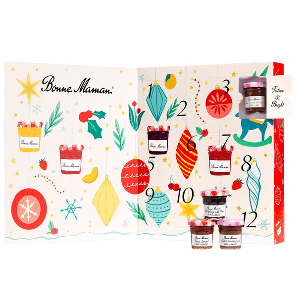 Bonne Maman Limited Edition “12 Days of Christmas”, 12 Mini Spreads