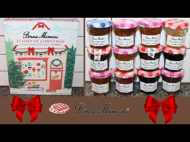Bonne Maman Limited Edition “12 Days of Christmas”, 12 Mini Spreads