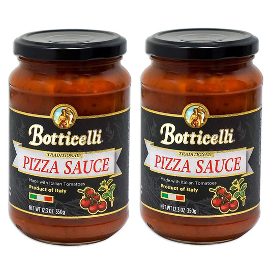 Botticelli Premium Italian Pizza Sauce - Pack of 2 - Low Carb, Keto