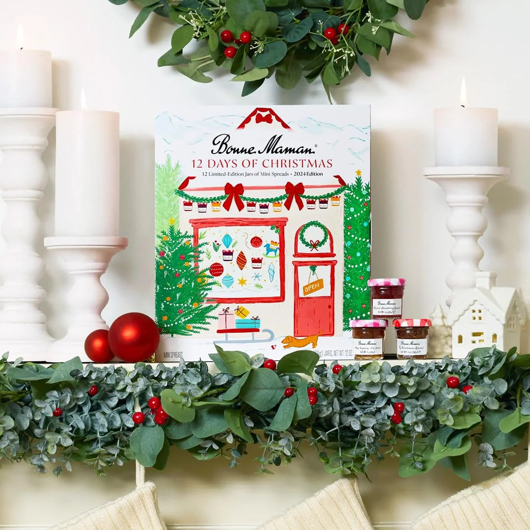 Bonne Maman Limited Edition “12 Days of Christmas”, 12 Mini Spreads
