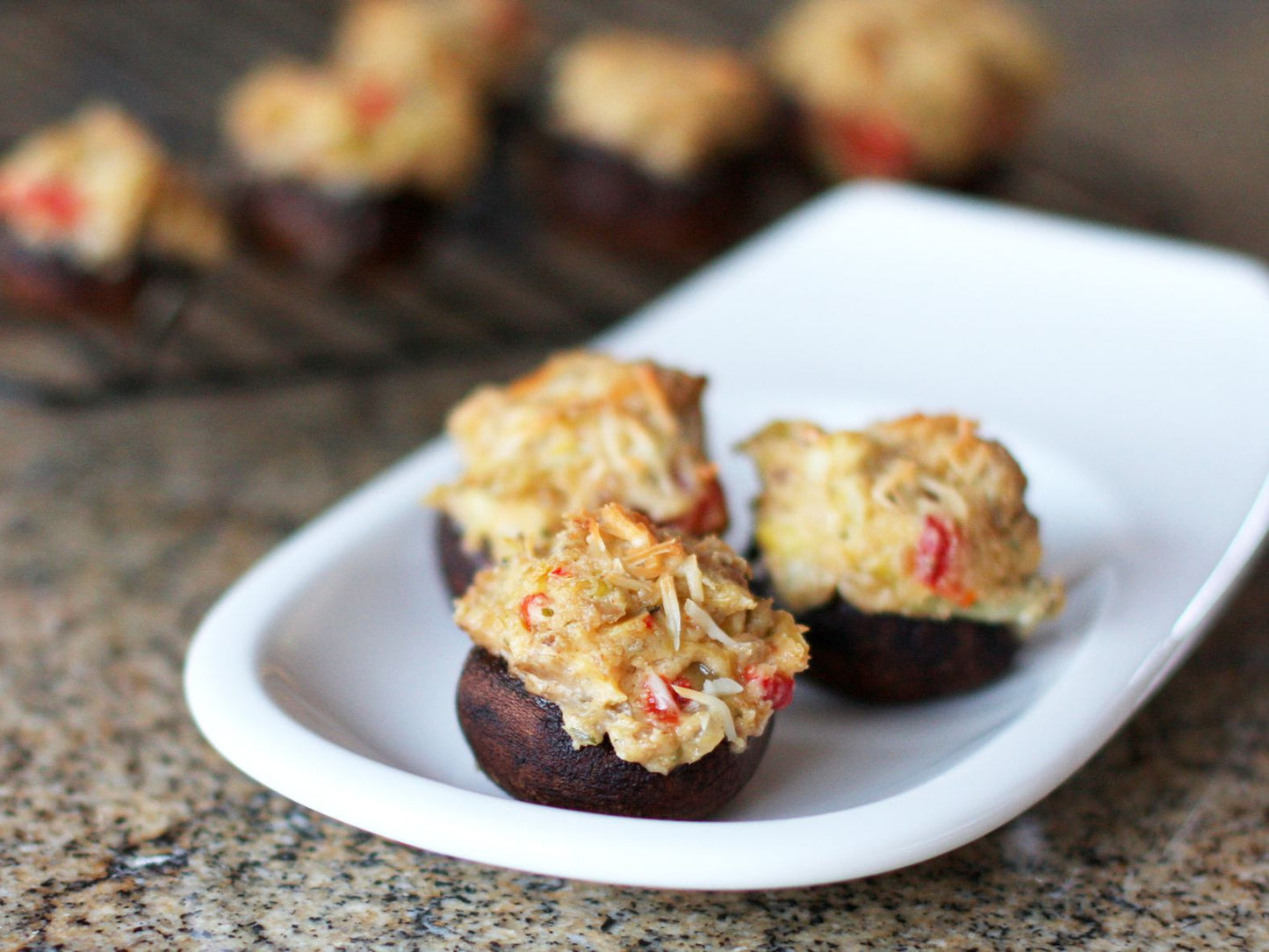 Creamy Boursin Stuffed Mushrooms - 24 pieces per tray