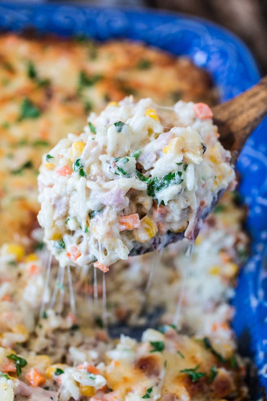 BRAZILIAN CREAMY RICE CASSEROLE