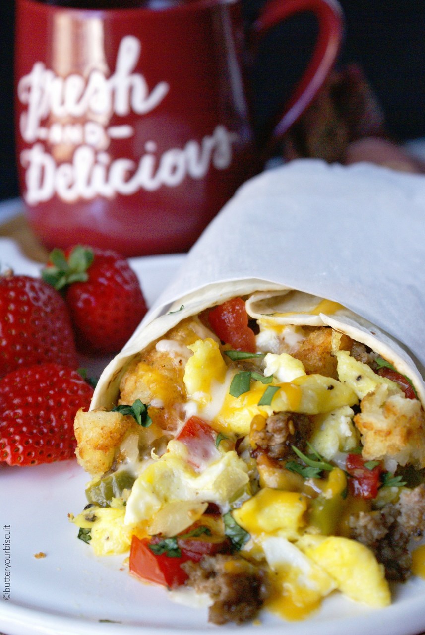 LOADED BREAKFAST BURRITO