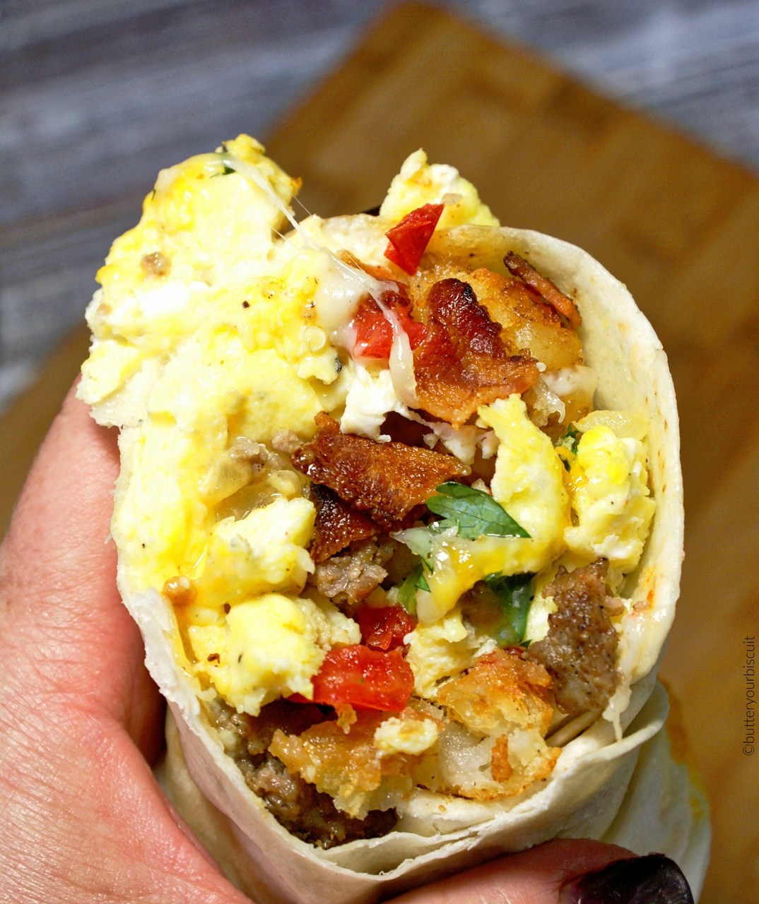 LOADED BREAKFAST BURRITO