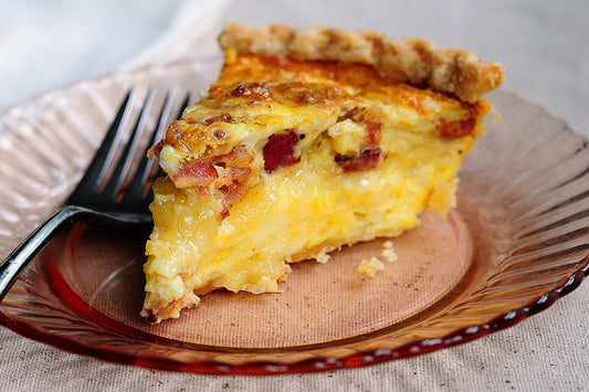 Brie & Bacon Quiche - serves 6