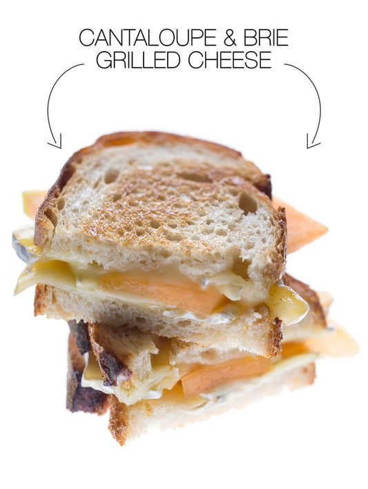 Cantaloupe and Brie Grilled Cheese