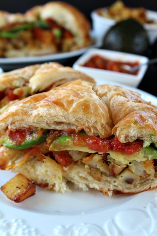 Santa Fe Breakfast Croissants