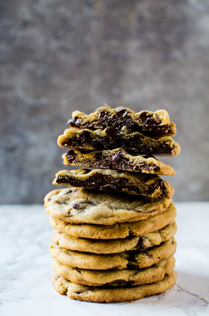 BROWNIE STUFFED CHOCOLATE CHIP COOKIES - One Dozen