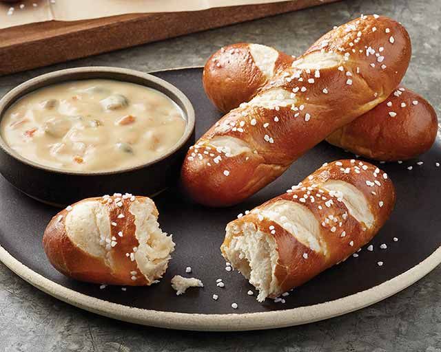Bavarian Pretzel Sticks - 2.4 oz - 4 " Long - 72/Case