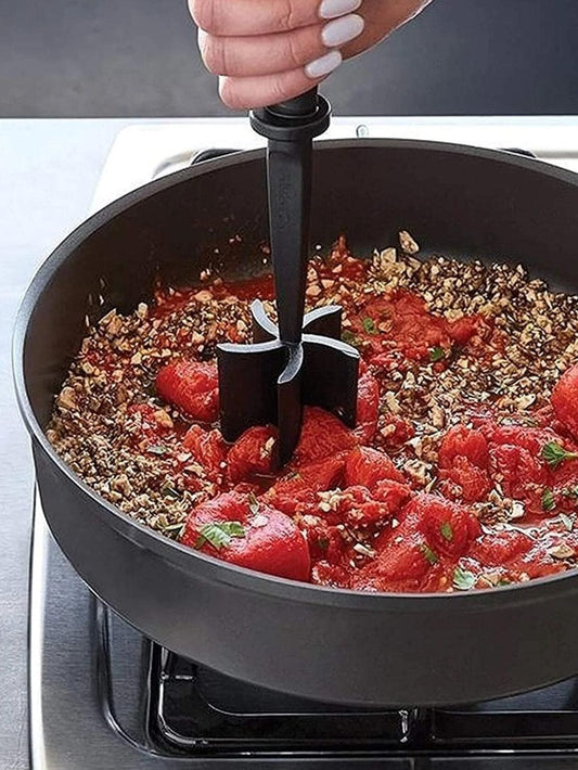 Meat Chopper Masher, 5 Curve Blades