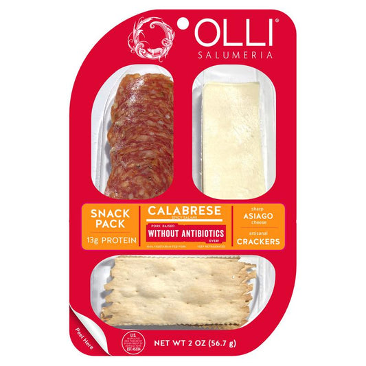 Calabrese Salami, Asiago & Cracker - Snack Pack