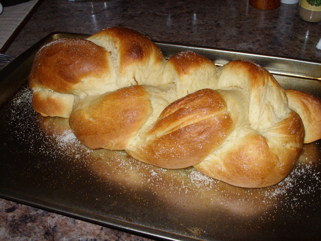 Homemade Swedish Cardamom Coffee Braid Bread