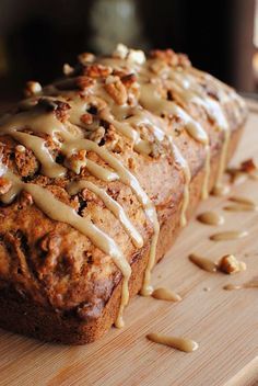 Caramel Apple Glazed Bread - 1 loaf