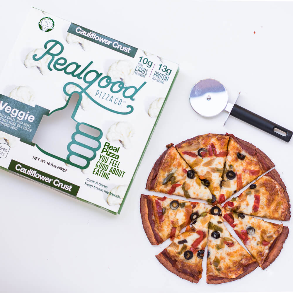 Real Good Foods Cauliflower Margherita Pizza - Case of 8 - 10" Pizza's
