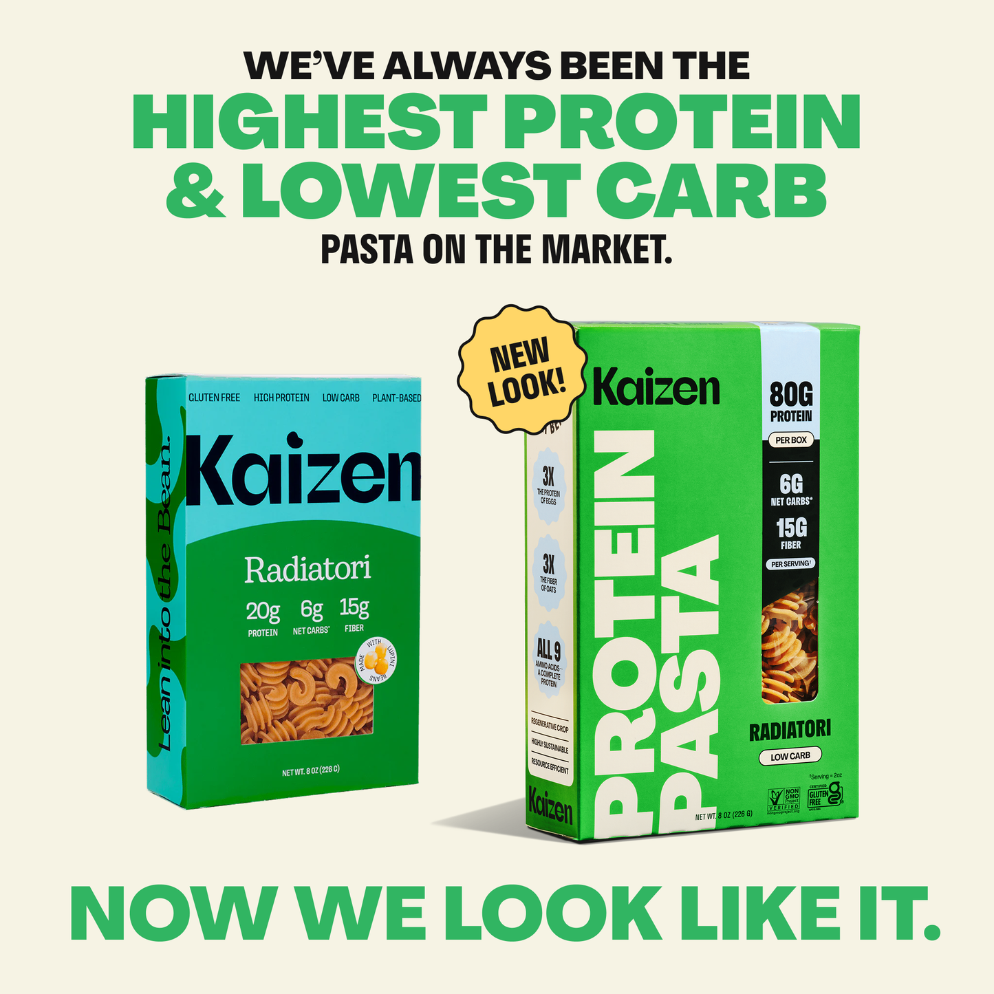 Radiatori 6g Net Carb High Protein Pasta - Low Carb, Keto