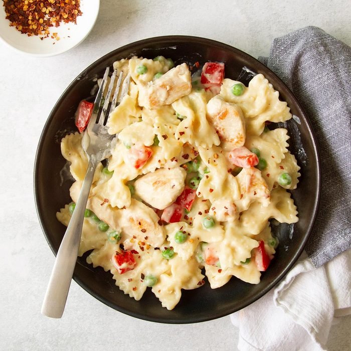 Fresh Coconut Curry Farfalle Bow Tie Pasta